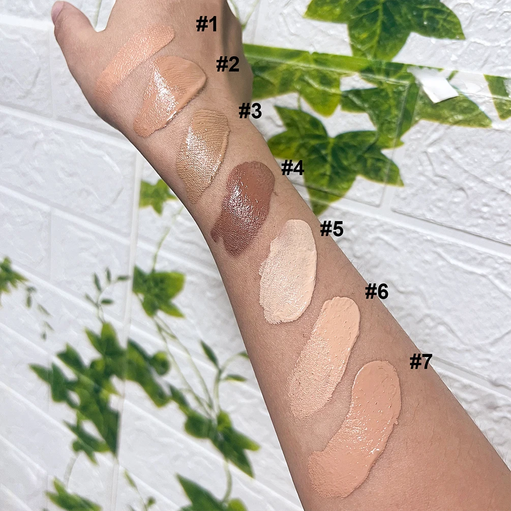 Etichetta privata Crema protettiva SPF55 a 14 colori Logo personalizzato Idratante naturale Illumina Trucco impermeabile Commercio all'ingrosso Cruelty Free