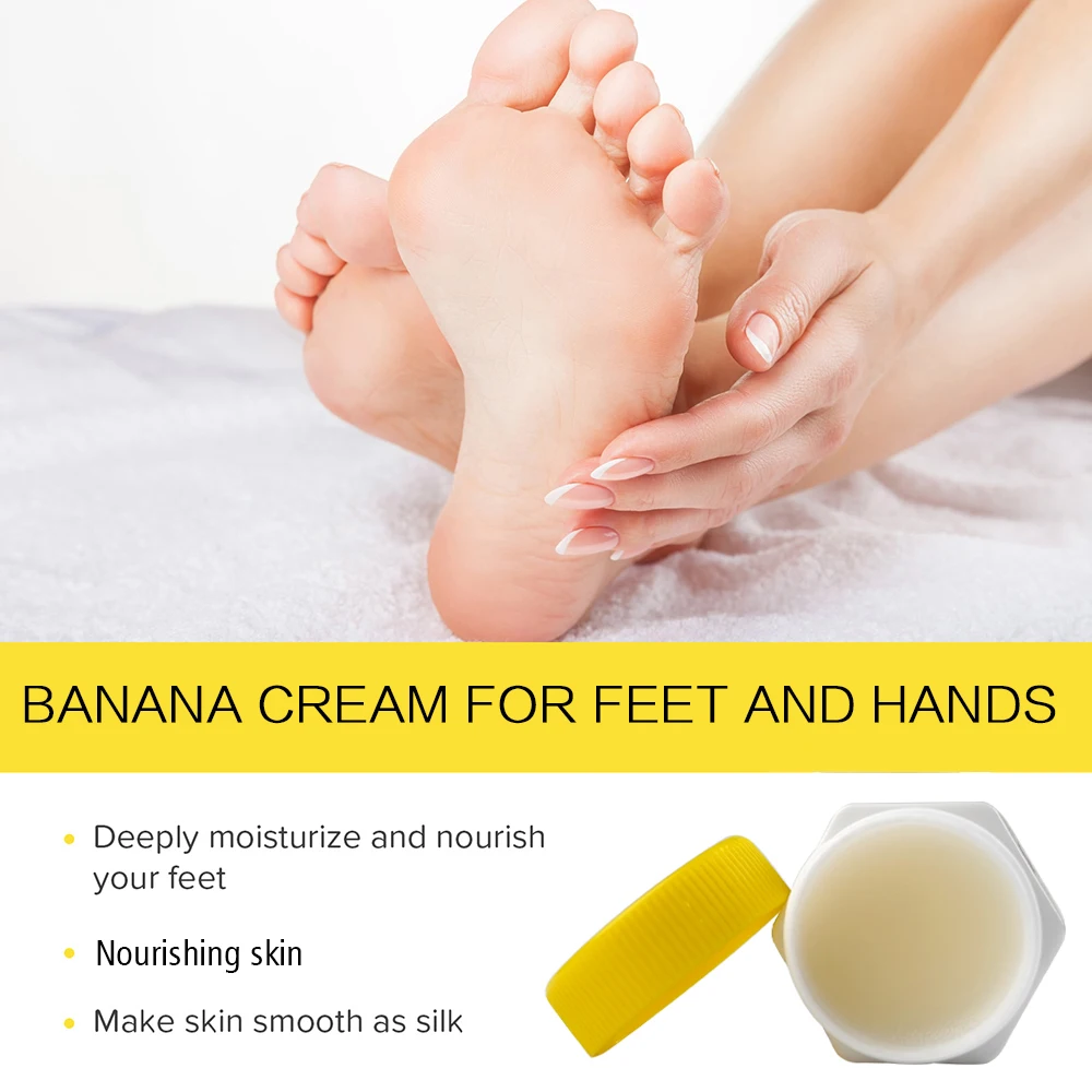 Ultra Moisturizing & Cracked Heel Care With Banana Extract For Dry, Rough Feet Overnight Renewal 20g/bottle view 6