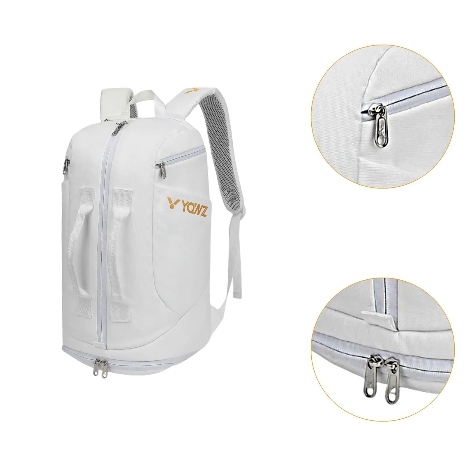 Mochila de badminton respirável à prova d'água bolsa grande de tênis bolsa de pickleball