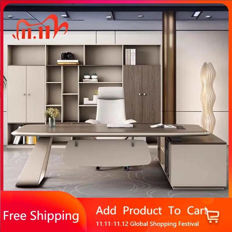 

Terrace Drawer Study Computer Table Base Set Modern Storage Gaming Computer Desk Office Gaming Scrivania Entrance Hall Furniture