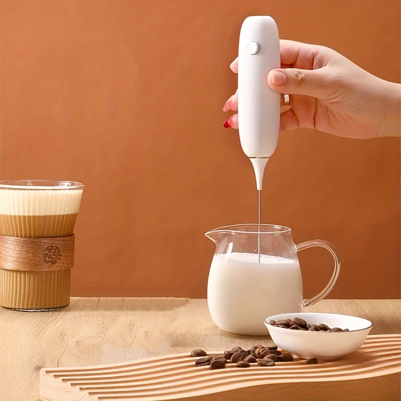 Mini licuadora de café eléctrica, licuadora eléctrica, Espumador de leche pequeño, máquina de espuma de leche, Mezclador de café para hornear en el hogar
