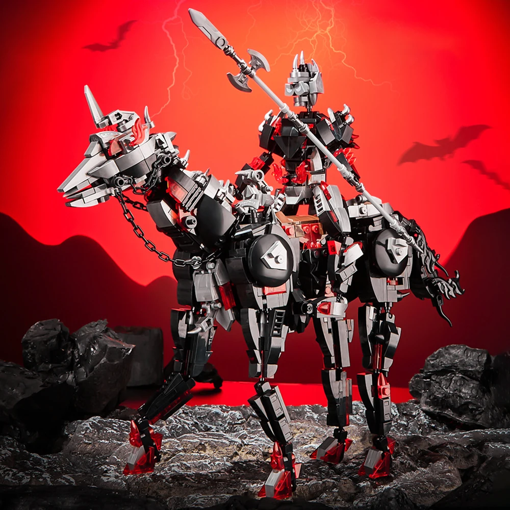 Doinbby Moc UnderWorld Rider Mecha Robot Строительные блоки Высокотехнологичные пластиковые самоблокирующиеся кирпичи для дет...
