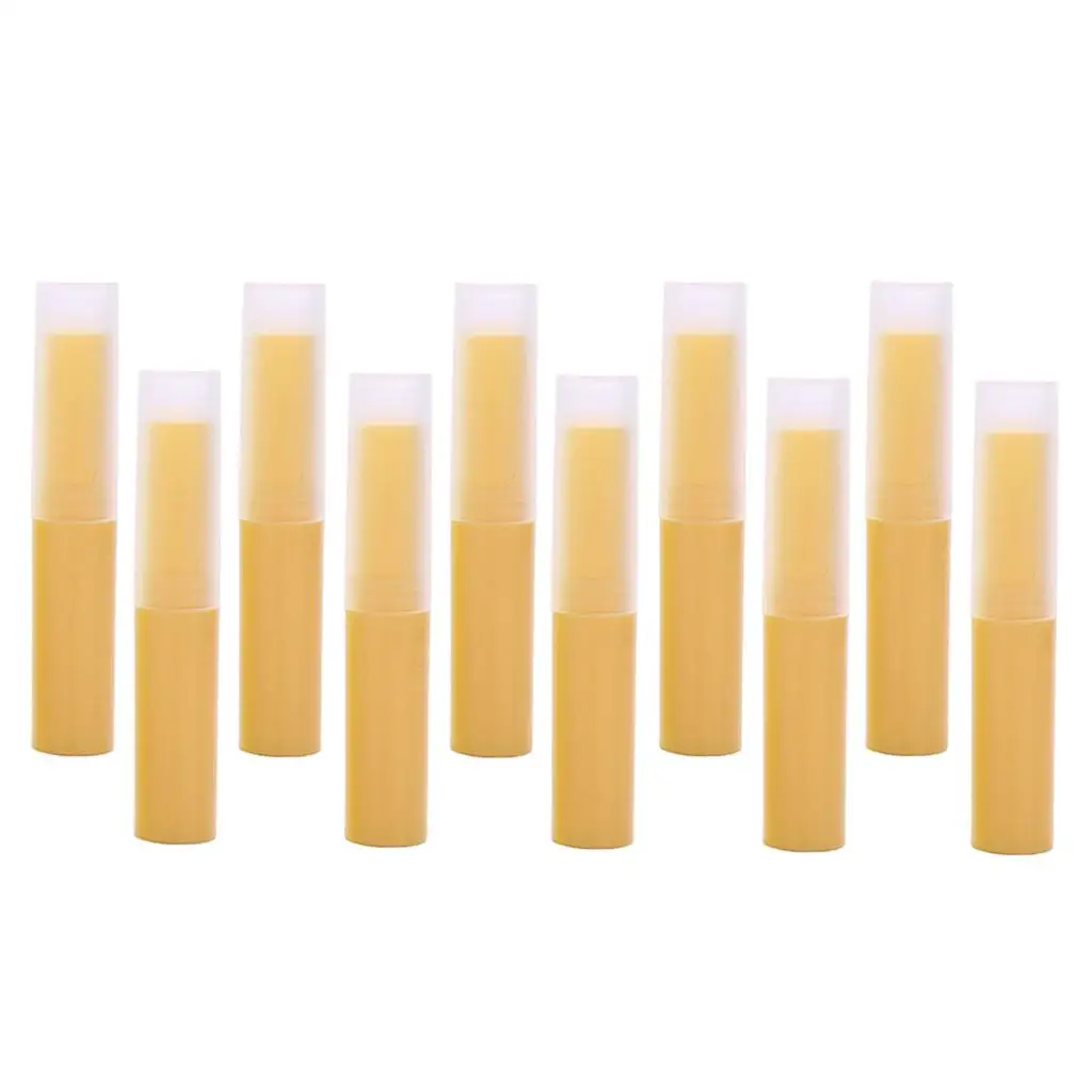 Tubes à baume AfricJules, bouteille en plastique, pour tous les jours, DIY, 4ml, 10 pièces