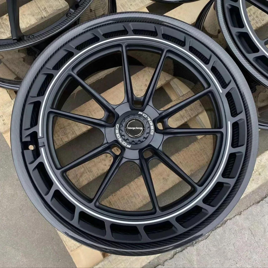 New style Factory Direct Sales 2-piece Forged Alloy Car Wheels Custom Carbon Fiber Wheels 15-24 Inch 5x120 5x112 Wheels For BMW