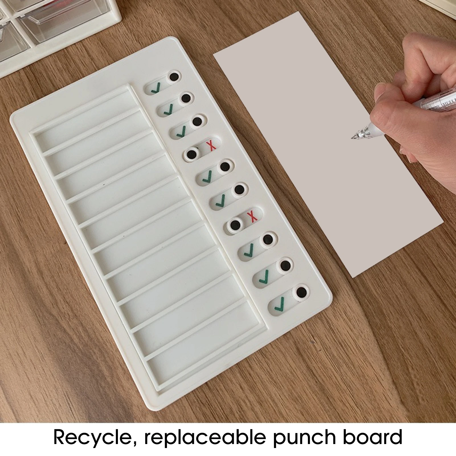 Portable Chore Chart for Kids Plastic Memo Boards Schedule Planning Boards Educational Gifts for Kids Students