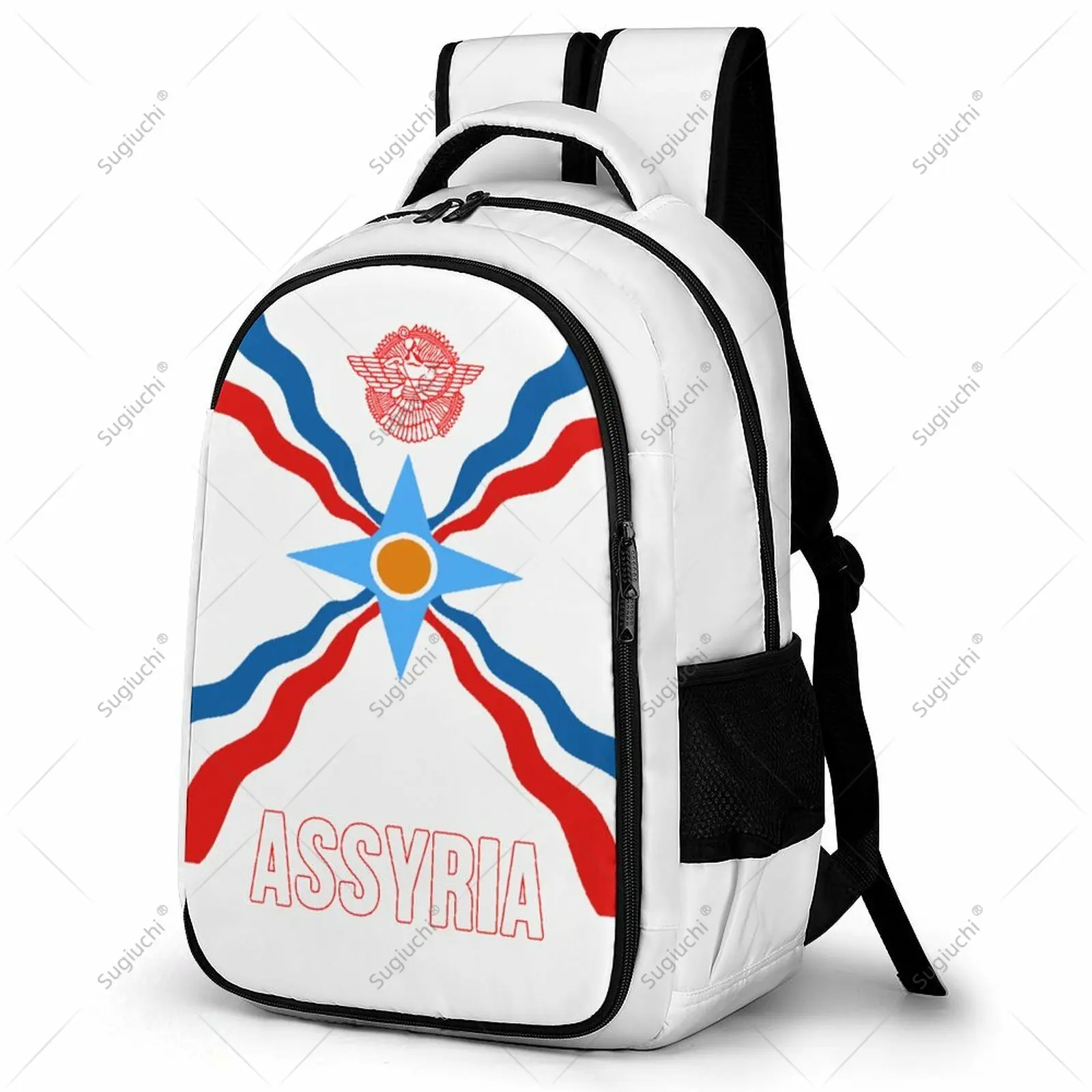 Backpack Assyria Flag Student Schoolbag Smart Business Travel Leisure Backpack Laptop Back Pack Office Work Bag