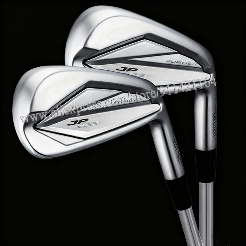 نوادي الجولف للرجال JPX 923 مكاوي الجولف مزورة اليد اليمنى مجموعة مكاوي الجولف عمود فولاذي 5-9 G P S معدات الجولف