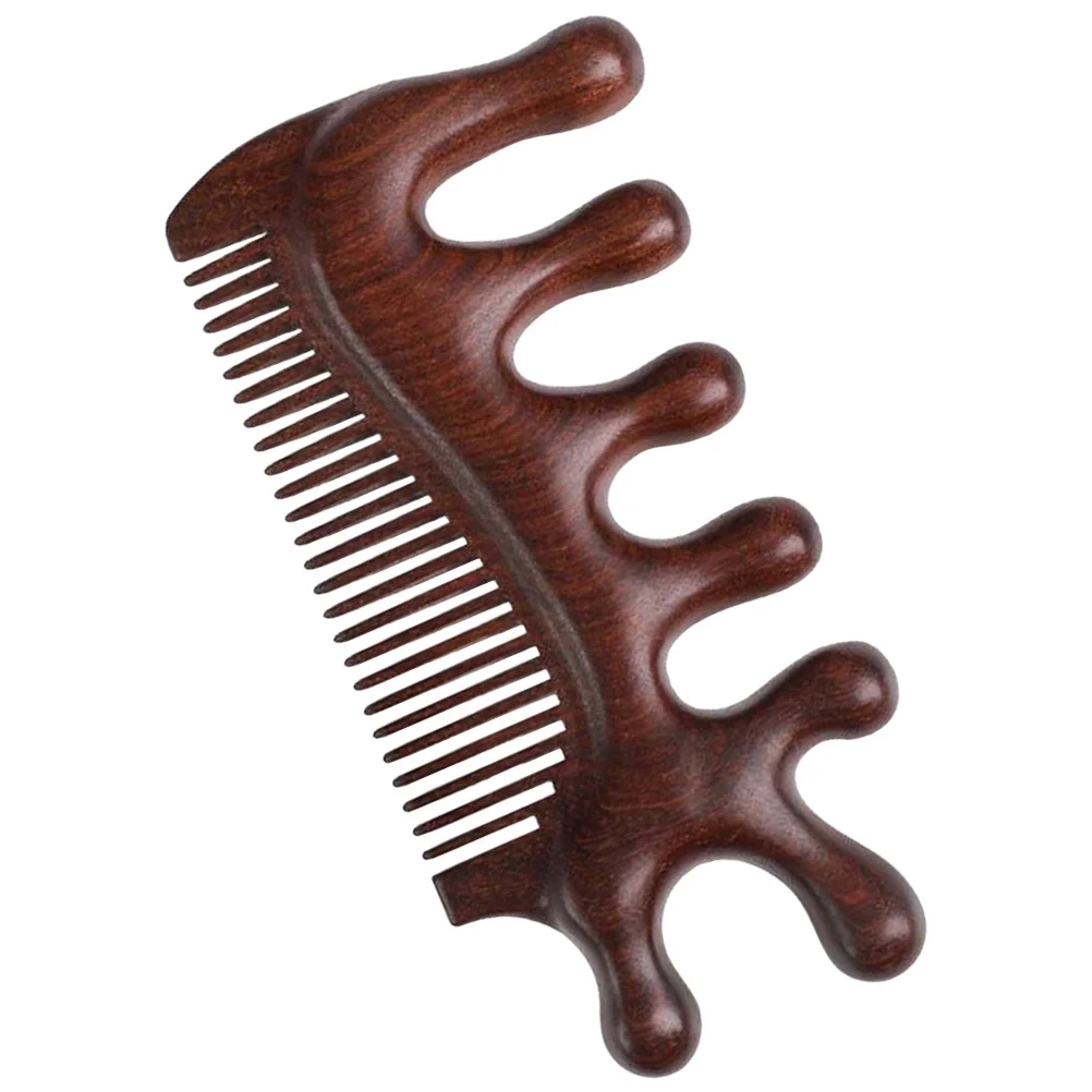 

FOMIYES деревянная расческа для массажа кожи головы для мужчин сандаловое дерево распутывание здоровье успокаивающий инструмент для ухода за волосами