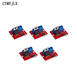 5pcs 0-24V 3.3V 5V Top Mosfet Button PWM Regulating IRF520 MOS Driver Module For Arduino MCU ARM DIY Electronic Kit