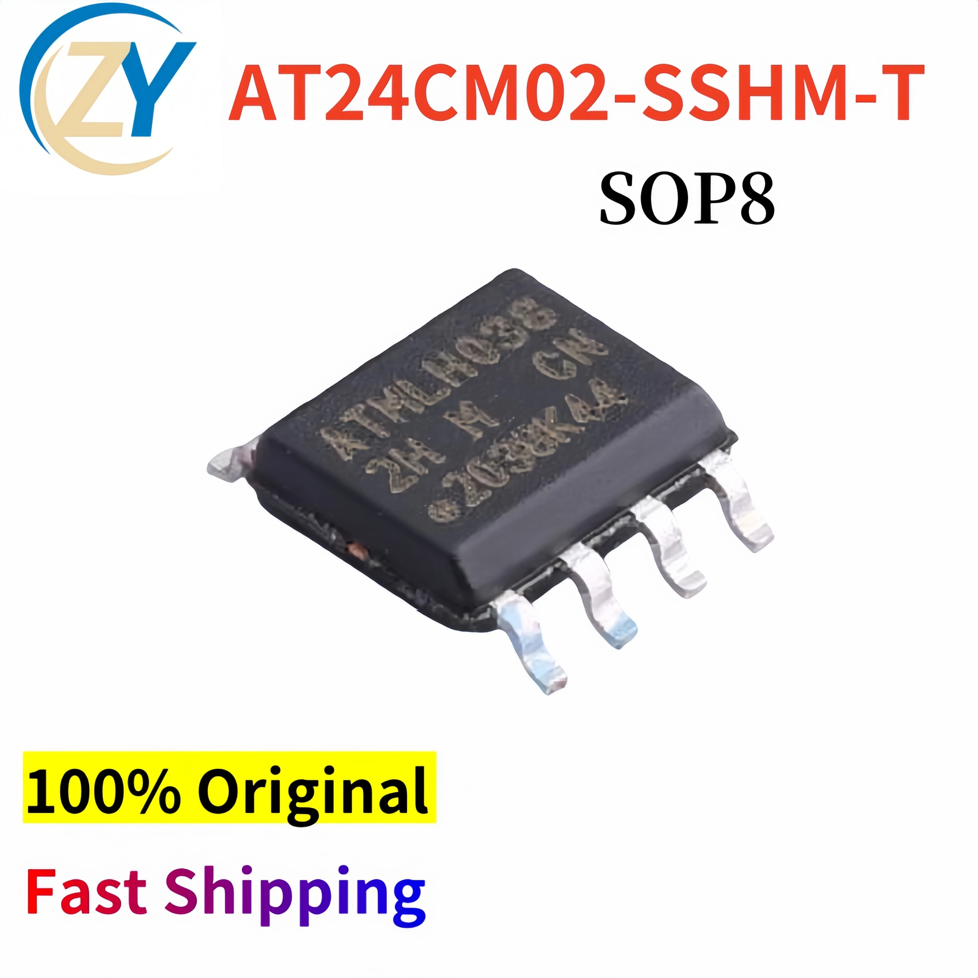 

(2pcs) AT24CM02-SSHM-T Eeprom AT24CM02-SSHM 1MHz AT24CM02 SOP8 100% Original New & In Stock