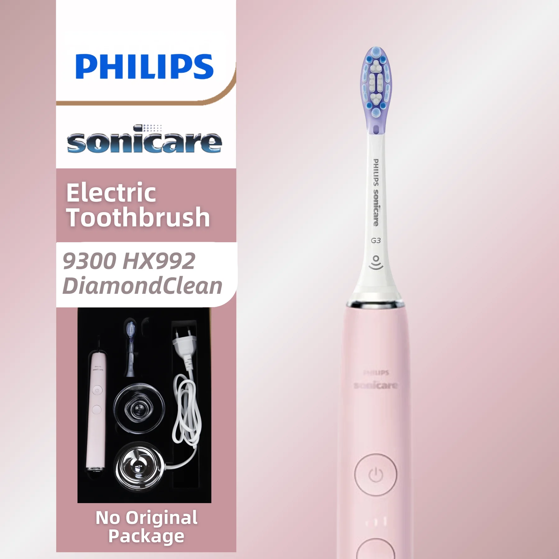 فرشاة أسنان كهربائية من Philips-Sonic برأسين فرشاة ، sonicree ، Series ، Hx992 ، G3 ، مقبض أفضل من xIaxiona