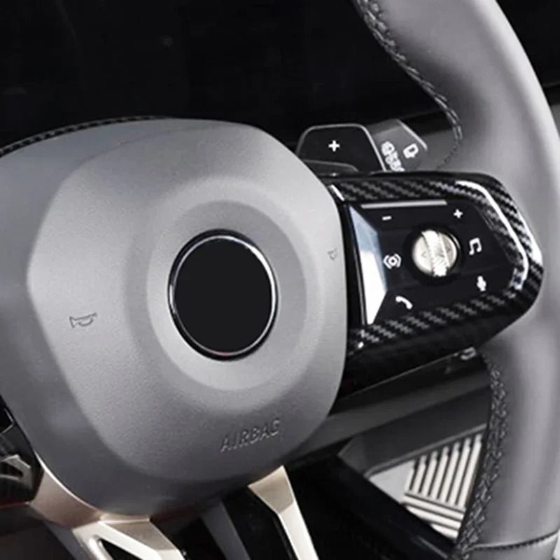 Carbon Style Steering Wheel Front Seat Adjustable Switch Buttons Rear Door Speaker Tweeter Cover Trim For BMW X3 G45 2025 2026