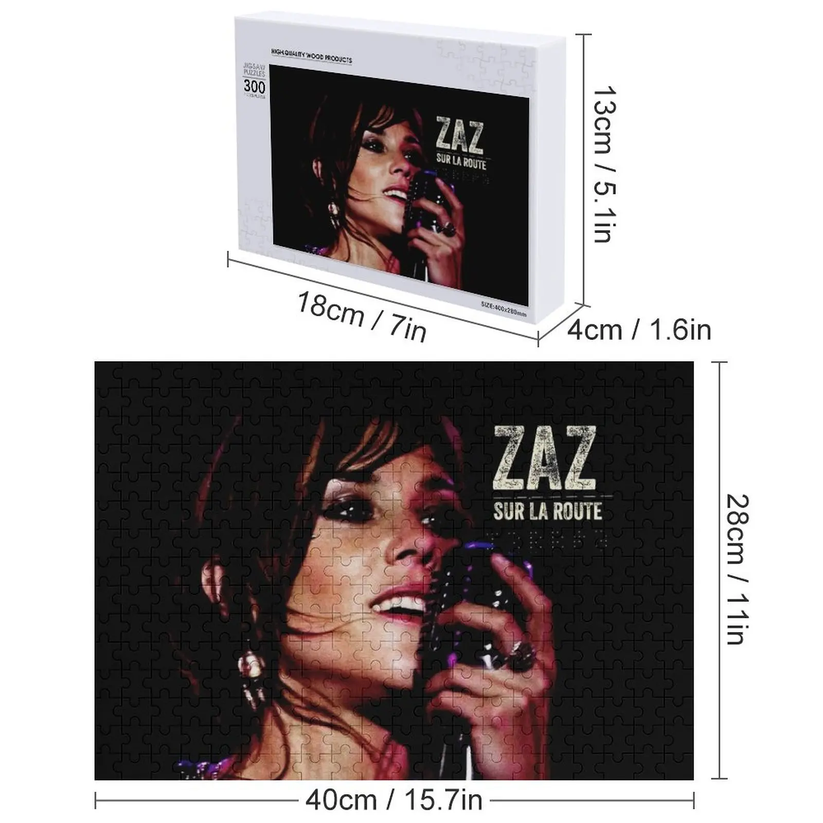 Zaz Sur La Route Jigsaw Puzzle Personalized Baby Object Custom Jigsaw Puzzle