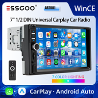 ESSGOO Universal Carplay Android Auto Car 1DIN 7\