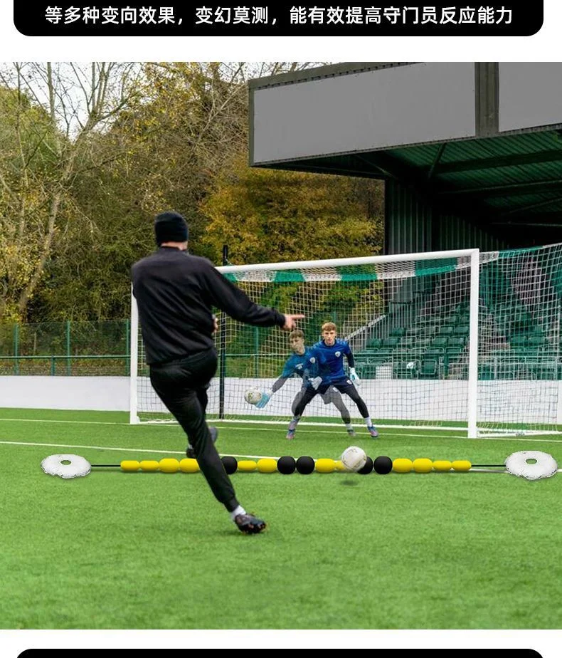 Fußball-Torwartentraining, Artefakte, Rückprallkette, empfindliche Reaktion, Punkttraining, Fußball-Trainingsgeräte