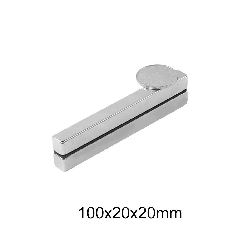 

Блок 100x20x20 сильный магнит 100 мм x 20 мм x 20 мм для домашних холодильников, офисов DIY 100x20x20 мм мощный магнит 100*20*20