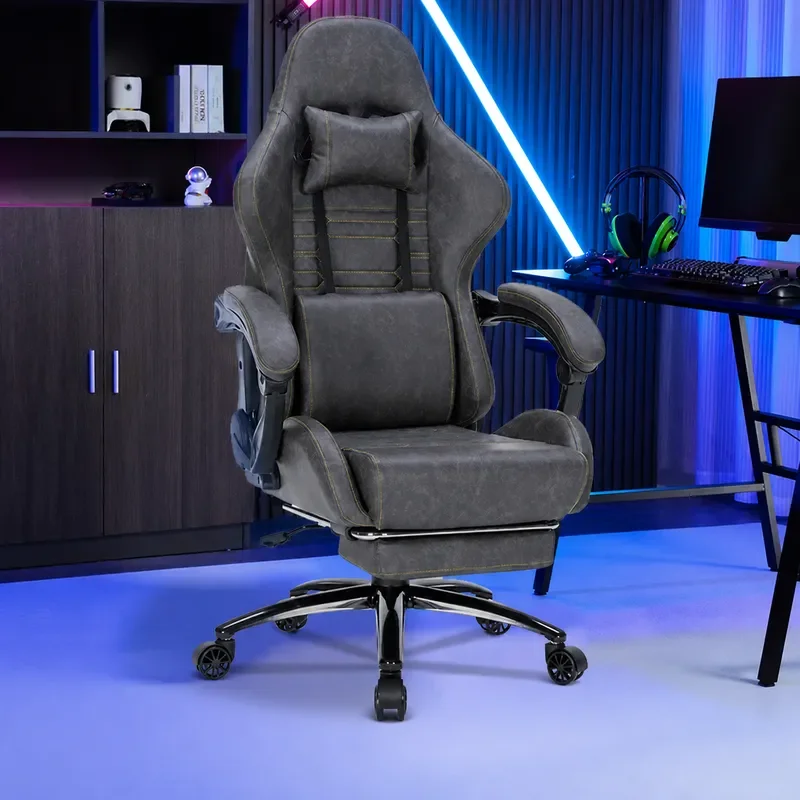 Ergonomic Gaming Chair Office Computer Desk Seat High Back Support Comfortable Study Home Boss Chair for Work and Play