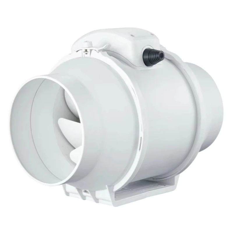 

DPT-150 6 inch in-line double ball bearing plastic bathroom exhaust ventilation axial flow duct fan