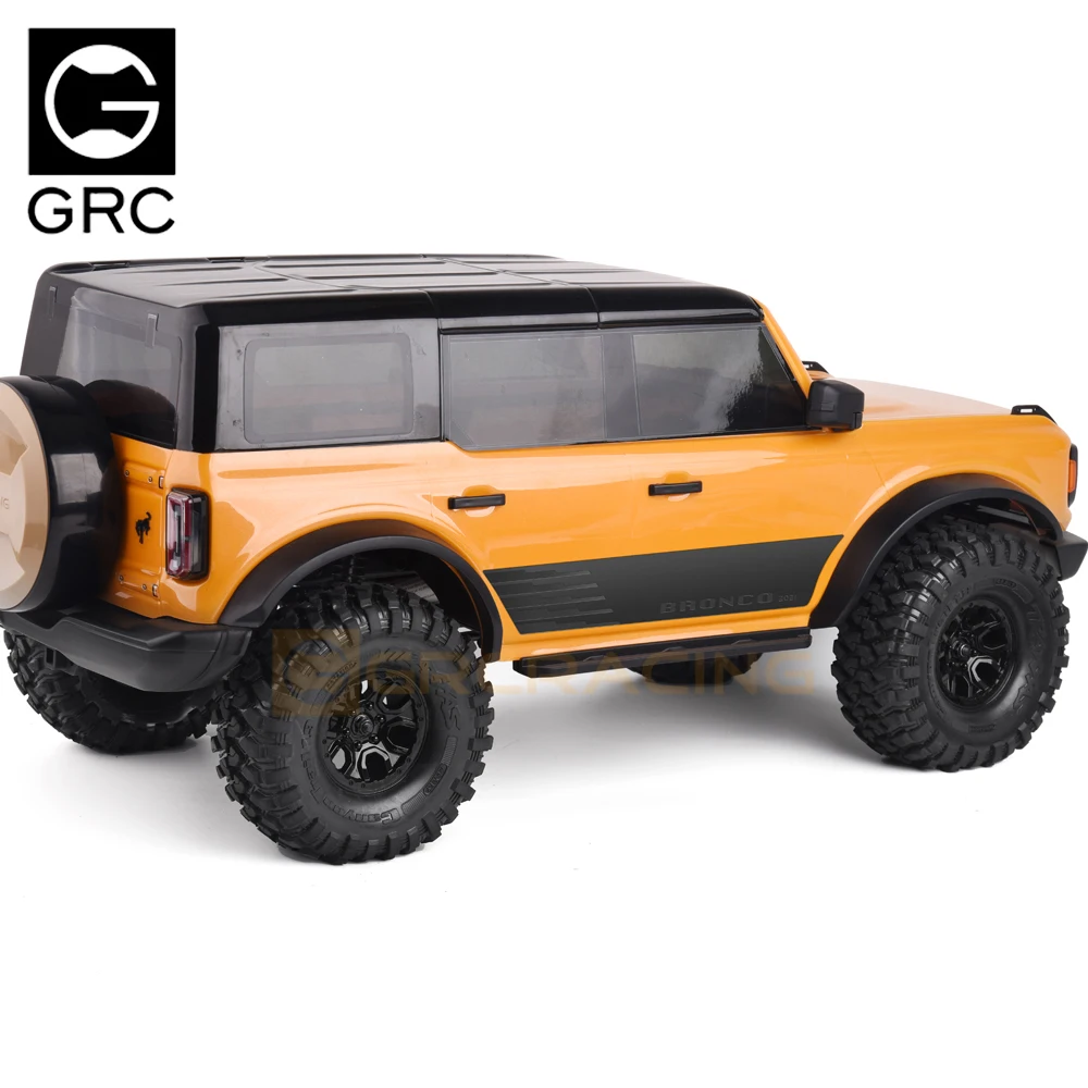 สําหรับ 1/10 Traxxas Trx-4 Bronco Trx4 SHELL ด้านข้างกระโปรงตกแต่งเลนส์กระจกสแตนเลสโลหะ CRASH แผ่นประเภท R