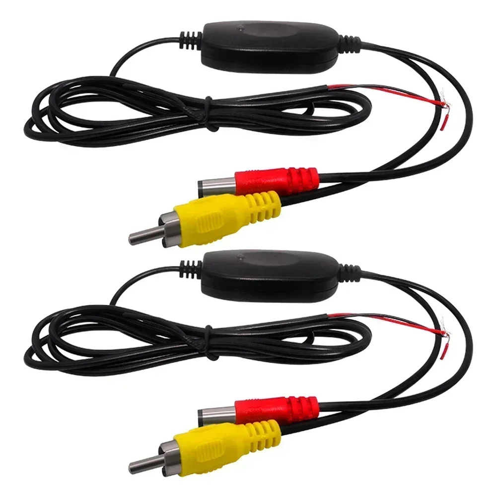 Kit de cámara de marcha atrás para coche inalámbrico de 2, 4 GHz, transmisor y receptor, sistema PAL/NTSC Compatible con vehículos de 12V