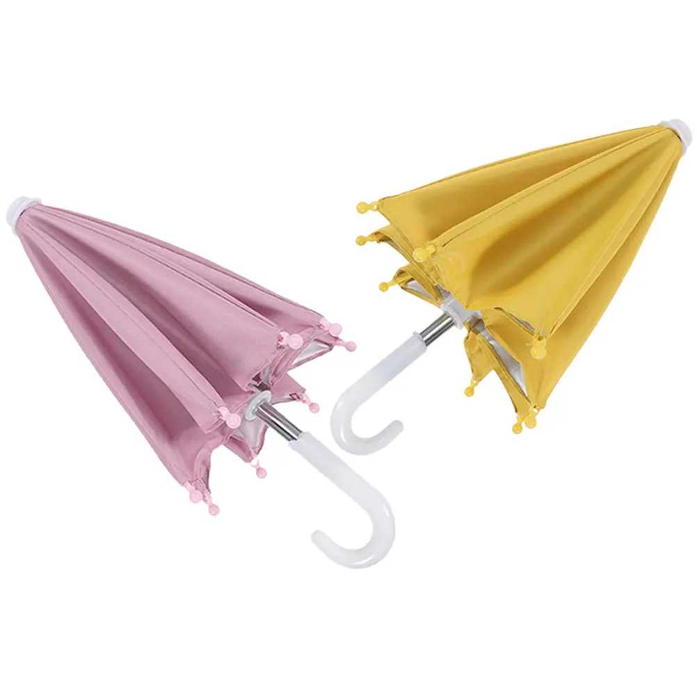 

2Pcs Waterproof Mini Umbrella for Phone Small Sunshade Cover Portable Lightweight Outdoor Bike Riding Mobile Phone Accessory