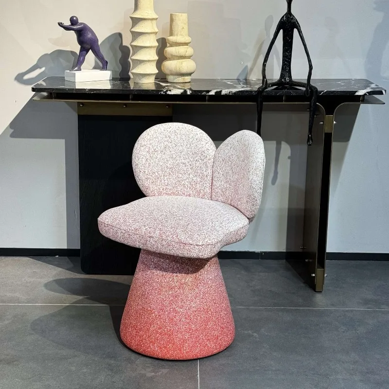 Dresser stool light luxury high-end bedroom backrest rotatable