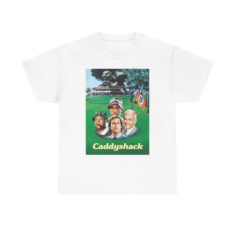 Caddyshack T Shirt Vintage Poster Retro Comedy Heavy Cotton