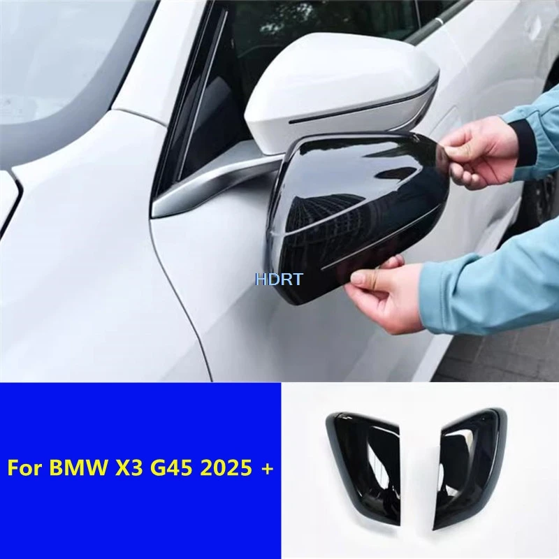 

Для BMW X3 G45 ‌ 2025 + Стайлинг автомобиля, рамка зеркала заднего вида, боковая дверь, крышка зеркала заднего вида, светоотражающее зеркало, крышка крыла, аксессуары