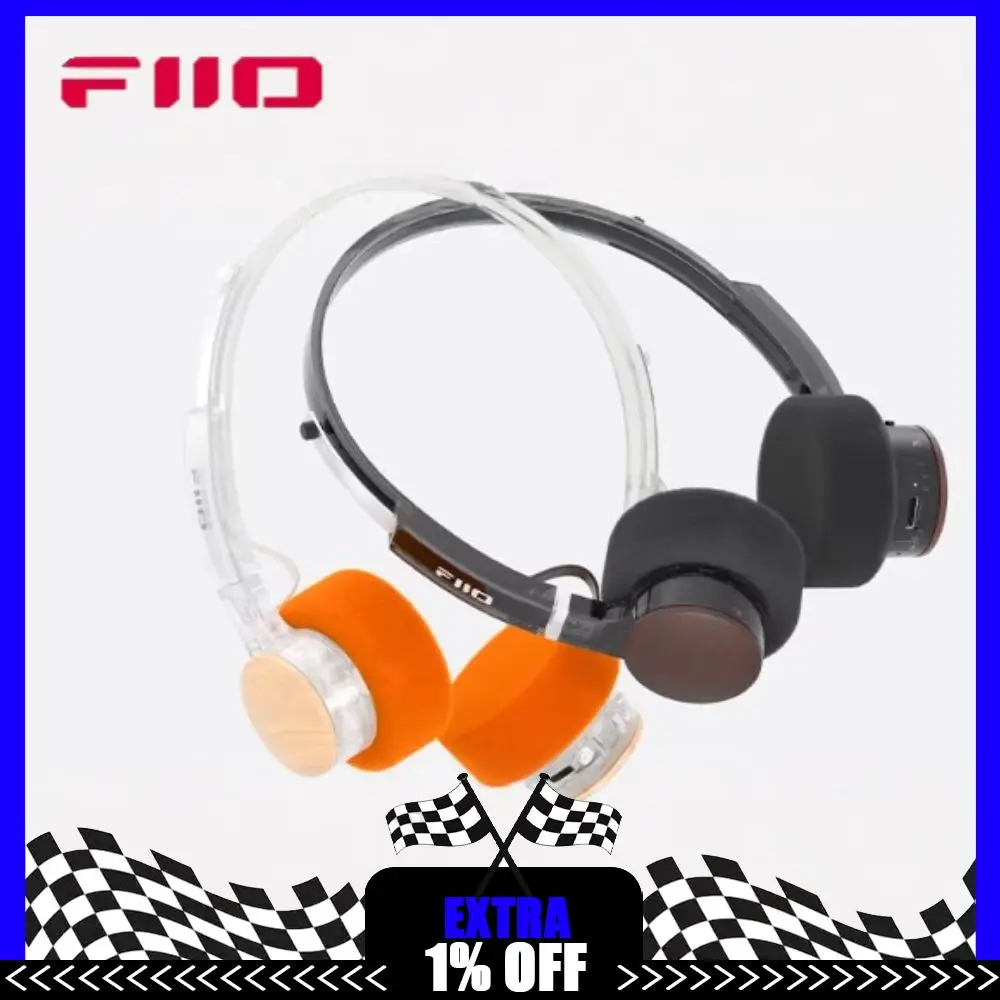 

Беспроводная гарнитура FiiO EH11 в ретро-стиле, Bluetooth 6.0, длительное время автономной работы, поддержка LDAC, приложение для управления FiiO, легкие динамические наушники