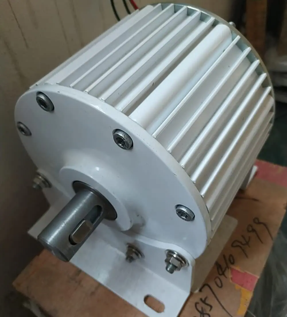 Imagem -04 - Gerador de Alta Potência Gearless Ímã Permanente Baixo Rpm para Turbina Eólica e de Água Alternadores ac 10kw 20kw 300rpm 50hz 220v