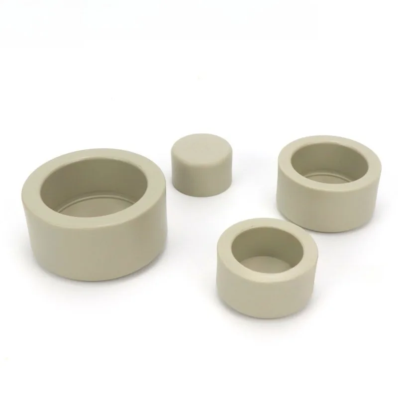 PPH Hot Melt Pipe Cap Plastic Socket Welding Pipe Plug Chemical Water Pipe Fittings PP Stopper End Cap