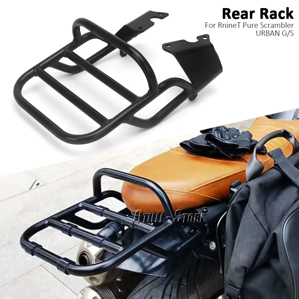 

New Motorcycle Black Rear Rack Luggage Bags Bracket Fit For BMW R9T RNINET Rninet Scrambler R Ninet Pure R NINE T Urban G/S