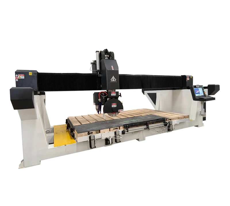 CNC Stone Machinery 5 Axis Bridge Cutting Saw Marble Cutter Granite Engraving Machine For Sale