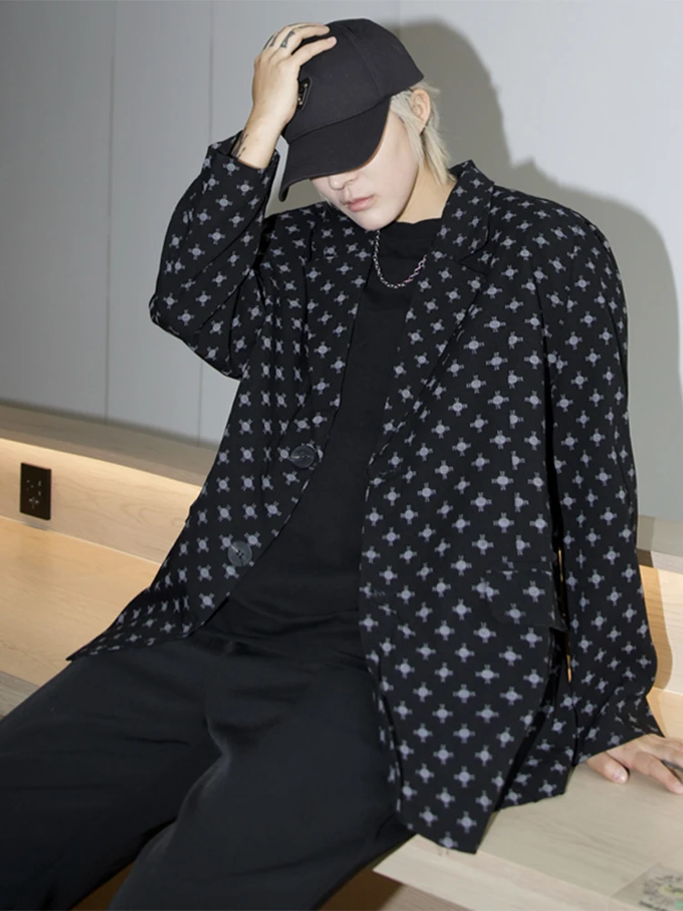 

Черный пиджак с подплечниками для мужчин, повседневный, в британском стиле, весна-осень, модный, брендовый, премиум-класса, с длинными рукавами, приталенный крой