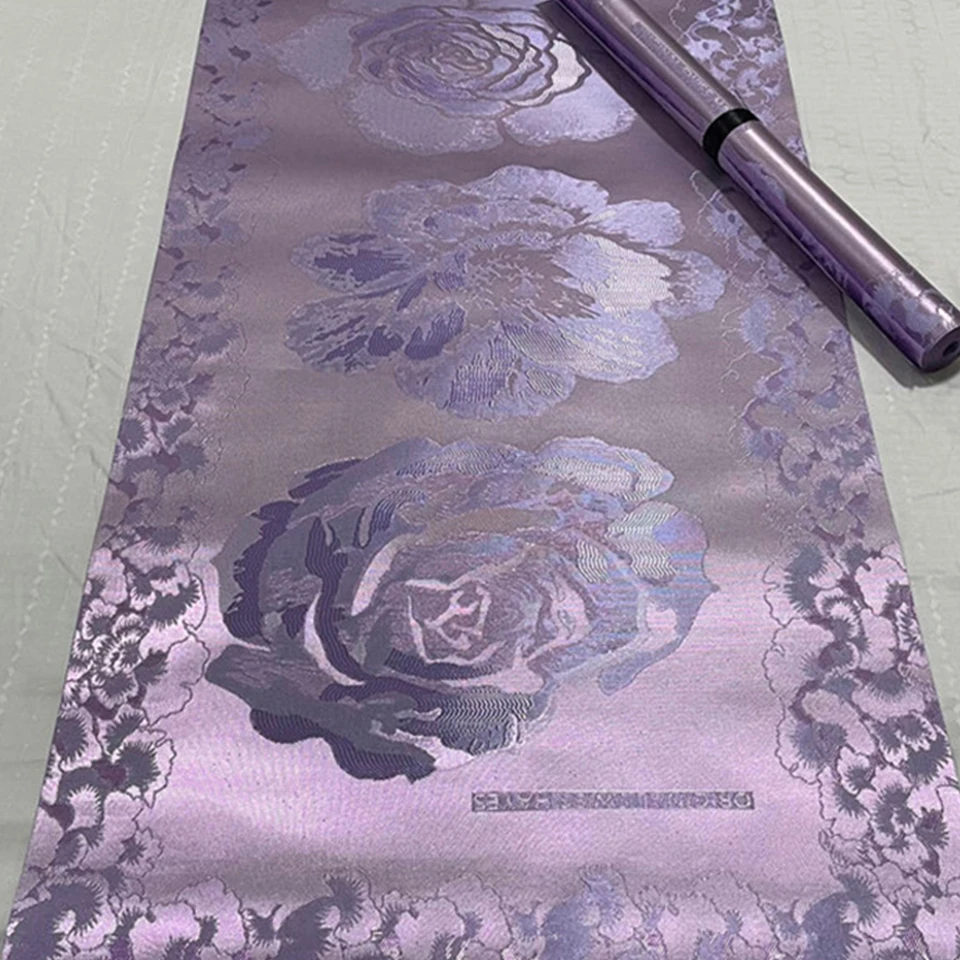 

Nigerian Formal Headwear Set - 2PC Lilac Hayes Gele & Ipele, Traditional Sego Headtie Fabric for Wedding & Special Events TX-4-6