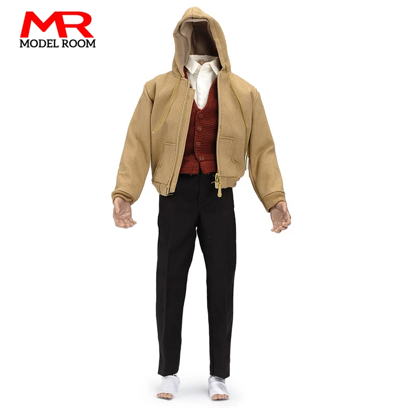 1/6 Casual Coat Shirt Vest Pants Set Joaquin Phoenix Clothes Accessories Model Fit 12‘’ Male Soldier Action Figure Body