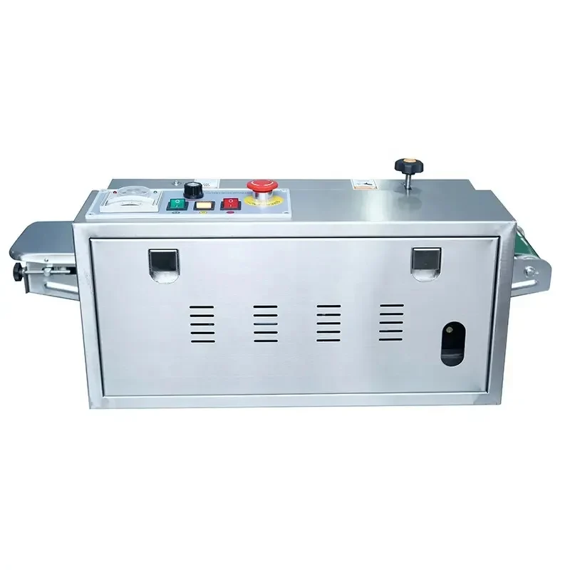 FR900S Continuous Sealing Machine Bags Band Sealer Machine with Date Printing