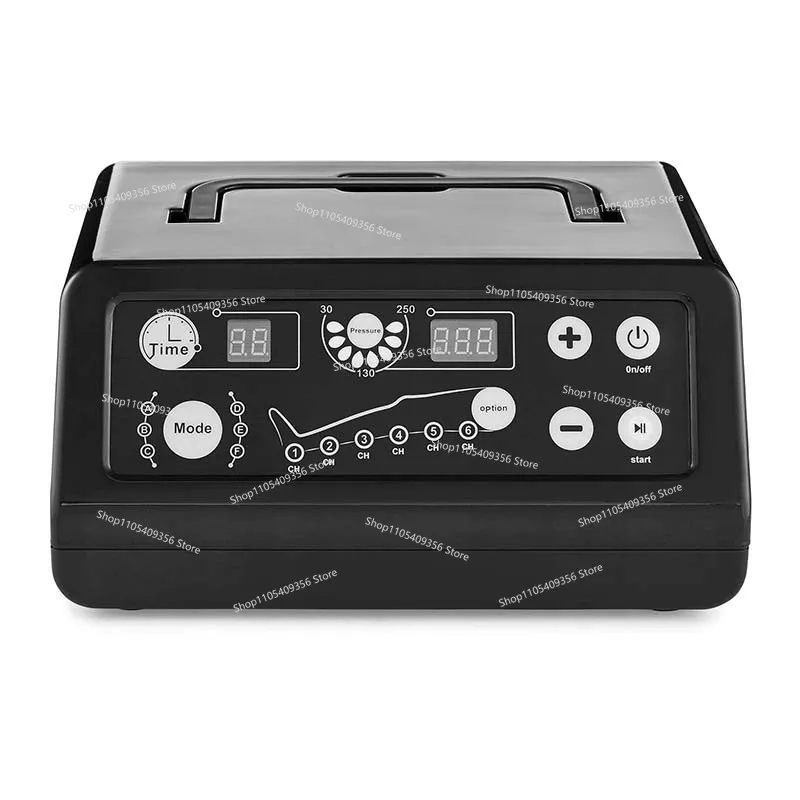 For Leg Massager Air Wave Pressure Massager 4 Chambers 6 Chambers 8 Chambers Black