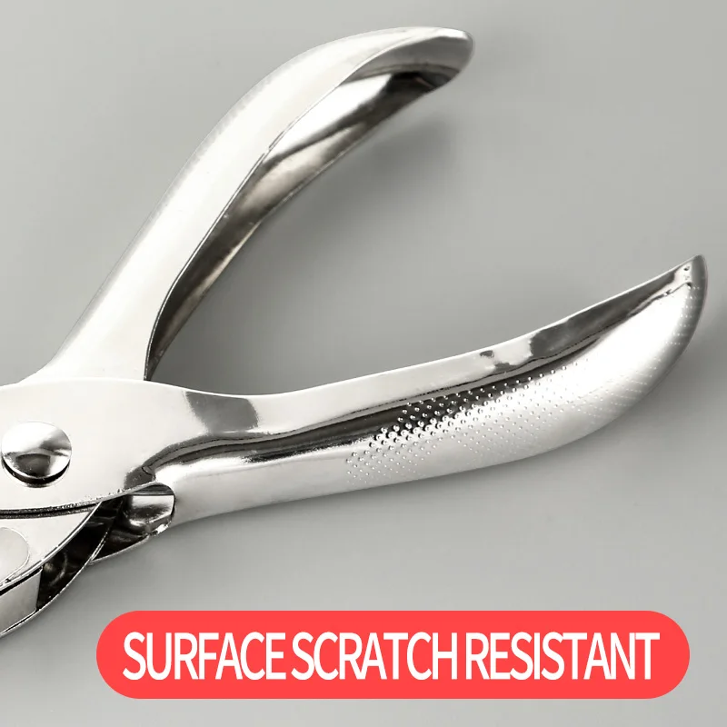 ثقب معدني واحد - مثقاب ثقب يدوي محمول باليد، متين لمكتب الطلاب، ربط أوراق الشجر السائبة