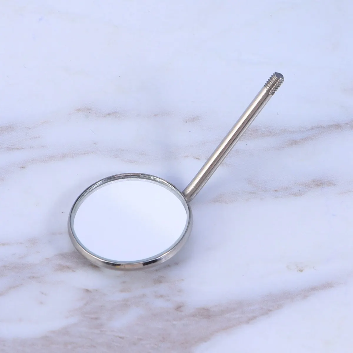 

5Pcs Oral Mirror Replacement Heads Stainless Steel Inspection Tool for Home and Clinic Use Professional Mouth Mirror Exam