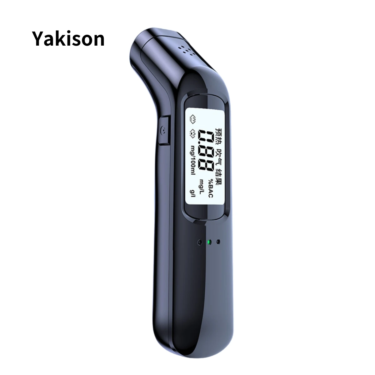 Yakison Lcohol Tester Professionele Hooggevoelige Blaastest Contactloze Alcoholometer Type-C Draagbare Blaastest