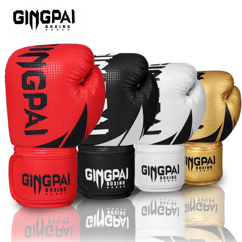 Adult Professional 12oz Boxing Training Gloves Pu Elastic Boxing Gloves Muay Thai Sanda Fighting Gloves For Men And Women