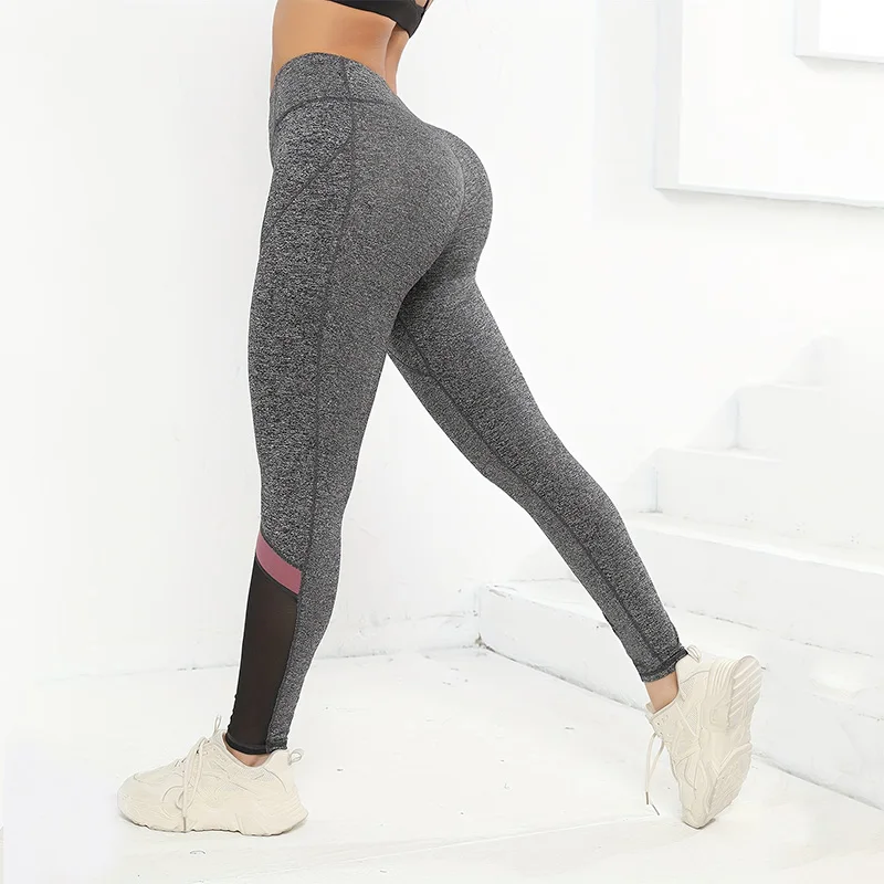 Colorblocked High Waist Yoga Pants Leggings for Women Tummy Control Workout Leggings for Women