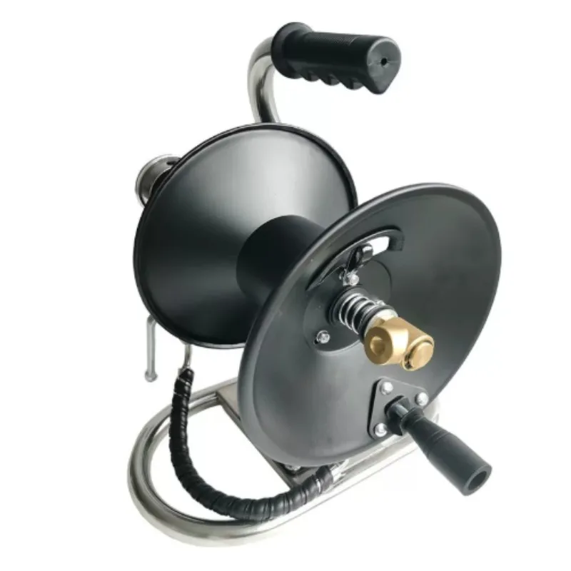 Portable High-pressure Pipe Reel, Dredging  Hand Reel, Collector, Car Washing Machine High-pressure Storage Rack