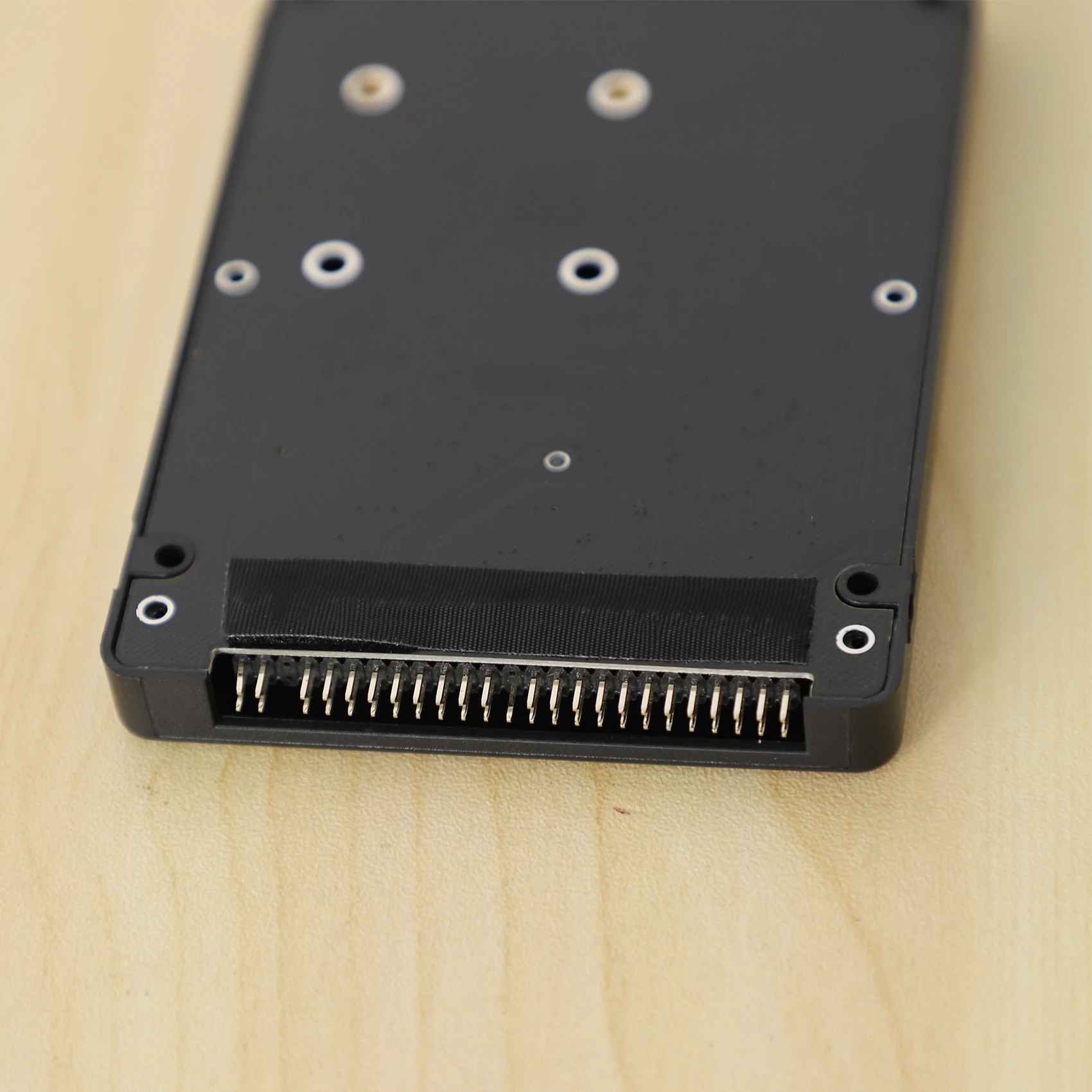 44PIN MSATA para 2,5 polegadas IDE HDD SSD MSATA para PATA Adaptador Conversor Cartão com Estojo