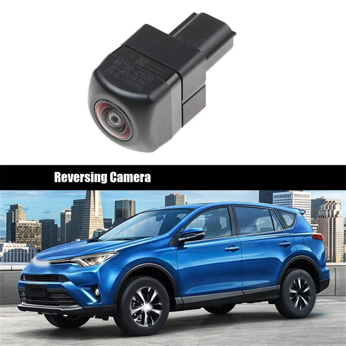 Rear View Backup Parking Aid Camera for Toyota RAV4 2018-2019 867B0-42030 867B042030