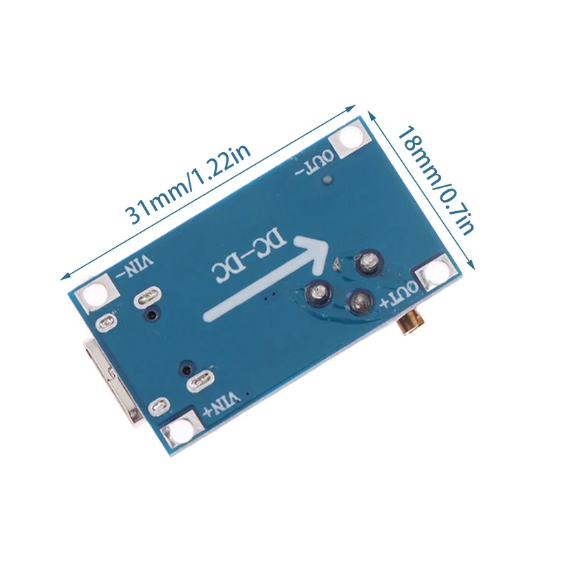 1 шт., повышающий преобразователь постоянного тока в постоянный, повышающий преобразователь, модуль питания MT3608 Mico Type-C, интерфейсный модуль питания, регулятор напряжения постоянного тока