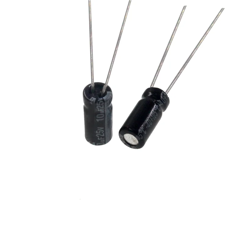 1000pcs/1PACK 10uF 25V 10MFD 25Volt 4*5mm Aluminum Electrolytic Capacitor Radial