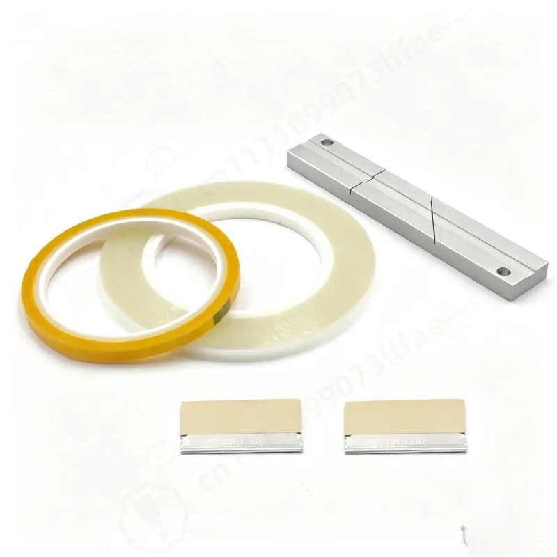1/4 & 10 Inch Tape Splicer Kit with Blade Audio Recorder Tape Splicing Block Professional Audio Tape Repair Accessories