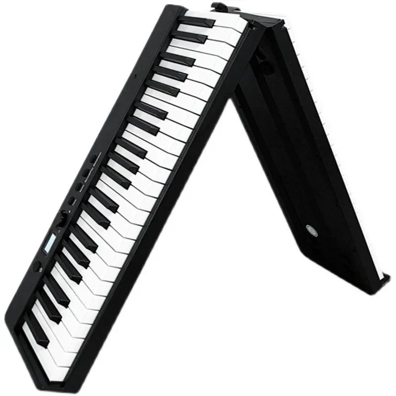 

plegable de 88 teclas, Piano Digital multifuncional, teclado electrónico portátil, instrumento Musical para estudiantes